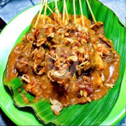 Sate Setengah Porsi  Kerupuk Balado Aqua