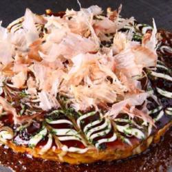 Okonomiyaki Big Double Egg Campur(cumi Keju Sosis Crab)