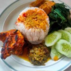 Nasi Rames Ayam Bakar