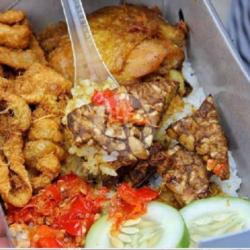 Paket Nasi Ayam Kulit Krispy