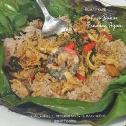 Nasi Bakar Rendang Ayam