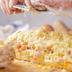 Roti John Pendek Cheesy-egg Mayo