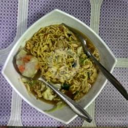 Mie Masak Rebus Ayam Jamur