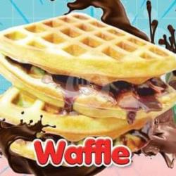 Waffle Coklat Keju
