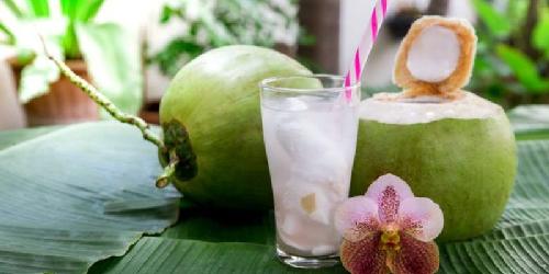 Dunia Es Kelapa Muda Varian Rasa Buah Asli, Palimanan/Pegagan/Cirebon