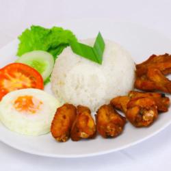 Nasi Chicken Wing