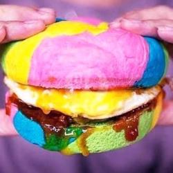 Rainbow Burger Kebab Spesial