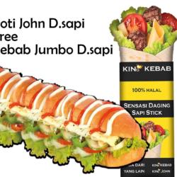 Paket Roti John Sosis 20 Cm   Kebab Jumbo