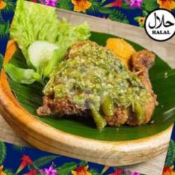 Ayam Geprek Sambal Hijau