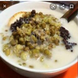 Bubur Kacang Ketan Item Roti