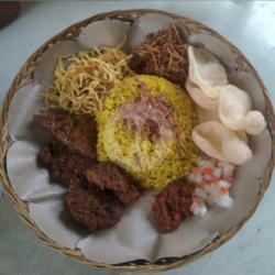 Nasi Kuning Ikan Tuna Sambal