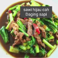 Sayur Sawi Hijau Cah Daging Sapi