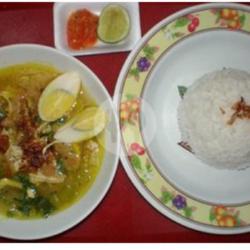 Soto Lamongan   Nasi