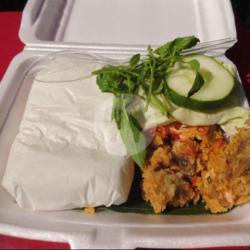 Nasi Ayam Geprek Sambal Bawang