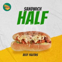 Half Beef Fajitas Sandwich