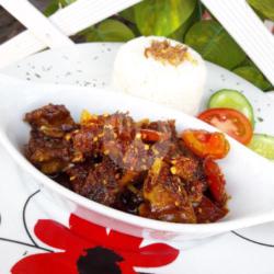 Iga Bakar Mercon   Nasi