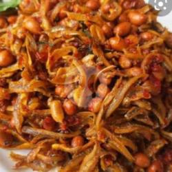 Nasi Teri Kacang Tumis