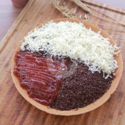 1/2 Selai Kacang Cokelat Keju   1/2 Selai Strawberry Coklat Keju Large