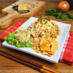 Mie Nyinyir Topping Keju