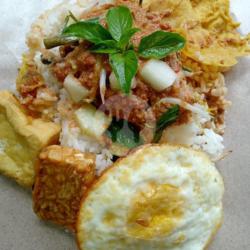 Nasi Pecel  Telor