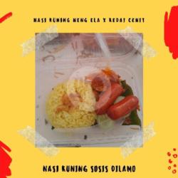 Nasi Kuning Sosis Dilamo