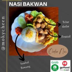 Nasi Bakwan Telur Ceplok/dadar