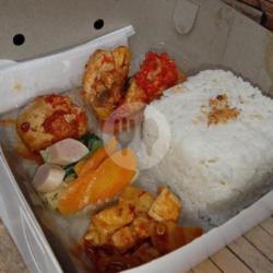 Nasi Campur Kotak Teh Pucuk