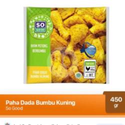 So Good Ayam Dada Paha Bumbu Kuning 450gr
