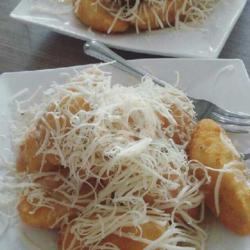 Fried Banana  -cheese And Milk (banana01-27)