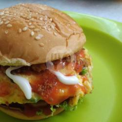 Burger Telur Chicken