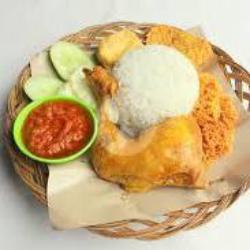 Paket Menu Ayam Kota   Nasi