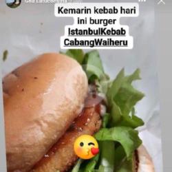 Burger Cryspi/ayam Keju Telur