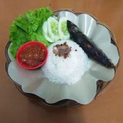 Nasi Ikan Cue Goreng