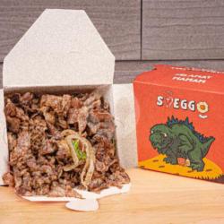 Steggo Sliced Beef Rice Box Daging Iris