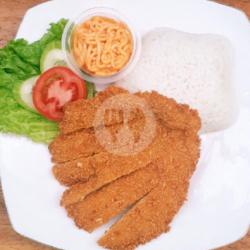 Chicken Katsu Spicy Mayo W/ Nasi