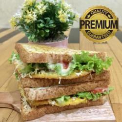 Sandwich Roti Gandum Telur Keju Mayo Super Enak Isi 2 Per Pack