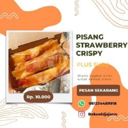 Pisang Strawberry Crispy