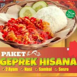 Paket Duo Ayam Geprek Hisana