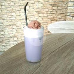 Milkshake Susu Murni Taro & Topping