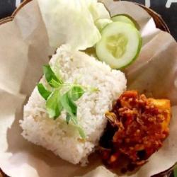 Nasi Dada Penyet