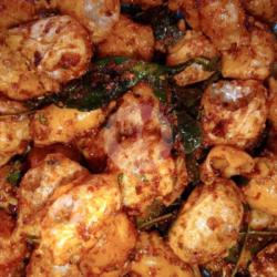 Siomay Kering Pedas Daun Jeruk