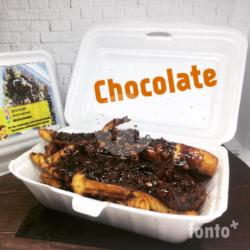 Pisang Lumpur Coklat