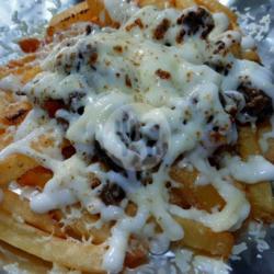 Beef Shawarma Crispy Fries Mozzarella