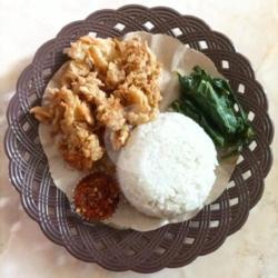 Nasi Jamur Sambal Saos Tiram