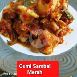 Nasi Cumi Sambal Merah