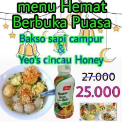 Bakso Sapi Campur   Yeos Cincau Honey