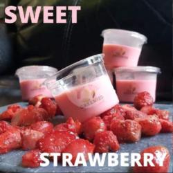 Strawberry Silky Pudding