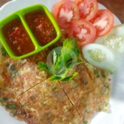 Telur Dadar Penyet