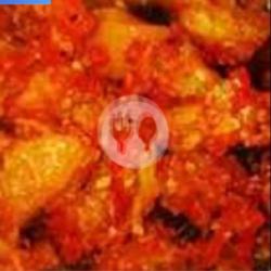 Ikan Asin Jambal Cabe Merah   Nasi   Kerupuk   Teh Es