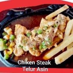 Chicken Steak Telur Asin